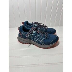 Asics Shoes Womens 7.5 Trail Scout 2 Running Low Sneakers 1012B039 Blue Lace Up